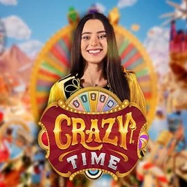 Crazy Time slot logo by Evolution at Nordspin CasinoCrazy Time