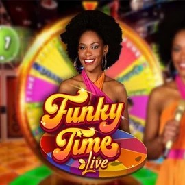 Official Live Casino logo: Funky Time by Evolution at Nordspin Casino