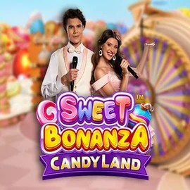 Sweet Bonanza Candy Land Live slot visual from Pragmatic Play available on nordspin.eu.com